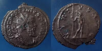 Roman Empire antoninian POSTUMUS, POSTUME, antoninian Trèves ou Cologne, Trier, Koln en 262, VIRTUS AUG, 22mm, 3,98 grms, SPL/SUP Patine -