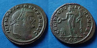 Roman Empire follis MAXIMIANUS Herculius, MAXIMIEN Hercule, follis Aquilea en 299, Genio Populi Romani, 28mm, 9,03 grms, RIC 27b TTB+ -