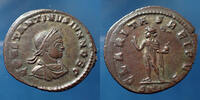 Roman Empire nummus CONSTANTINUS II Caesar, CONSTANTIN II César, nummus Arles, Arelate en 318, Claritas Reipub, 21mm, 3,09 grms, RIC 157 SUP R! -
