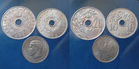 Greek, Grece, Grichenland 20 Lepta Greek, Grèce, Griechland, lot de 3 monnaies, 10, 20 Lepta 1969, 50 Lepta 1971, SUP -