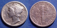 U.S.A dime USA, One dime 1917, P.TTB -