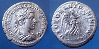 Roman Empire denier Elagabalus, Elagabal, denier Rome en 219, VICTOR ANTONINI AVG, 19mm, 2,87 grms, RIC.155 SUP/TTB -