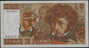 Billets de la cinquième République 10 Francs 10 Francs Berlioz 4.4.1974, H.45 / 98509, F.63 SPL à NEUF -