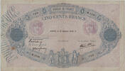 Billets de la troisième République 500 Francs 500 Francs bleu et rose 27.10.1938, F.31/21, épinglages, pliures et salissures, TB à TTB -