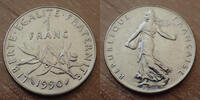 France 1 Franc 1 Franc 1990, issu d'un boitier FDC, Gad.474 SPL à FDC -