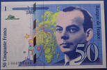 Billets de la cinquième République 50 Francs 50 Francs Saint Exupery 1992, F.72/1b Neuf -