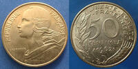 France 50 centimes 50 centimes Marianne 1962 col à 3 plis, Gad.427 SUP -
