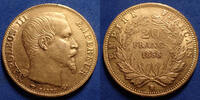 France 20 francs Napoléon III, 20 francs or 1858 BB Strasbourg, 6,47 grm... 513.14 US$  +  10.69 US$ shipping