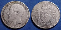 Congo Belge 1 franc Congo Belge, Etat indépendant du Congo, Leopold II, ... 96.21 US$  +  10.69 US$ shipping
