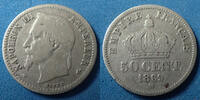 France 50 centimes Napoléon III, 50 centimes 1869 BB Strasbourg, Gad.417... 101.56 US$  +  10.69 US$ shipping