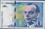 Billets de la cinquième République 50 Francs 50 Francs Saint Exupéry 1999, F.73/5 Neuf -
