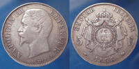 France 5 francs Napoléon III, 5 francs tête nue 1856 A petit A, Gad.734 ... 144.32 US$  +  10.69 US$ shipping