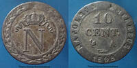 France 10 centimes 10 centimes 1808 A Paris, Napoléon Ier, G.190 TTB -