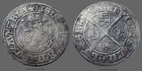RDR, Tyrol, Habsburg 6 kreuzer RDR, Sigismond 1439 - 1496, 6 kreuzer Tyrol, Moser - Tursky 48 var., 3,06g, TTB -