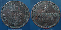 Brandenburg Preussen 2 pfennig Brandenburg Preussen 2 pfennig 1865 A J.5... 8.73 US$  +  11.64 US$ shipping