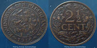 Pays Bas, Netherland, Niederland, Holland 2 1/2 cent Netherlands, Nieder... 5.82 US$  +  11.64 US$ shipping