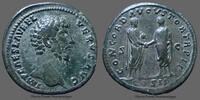 Roman Empire sestertius Lucius Verus, sestertius Rome en 161-169, Concordia Augustor TR P II COS II SC, RIC 1282/89 Var., 33mm, 26,30g, belle patine! Bo -