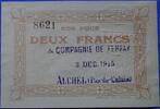 Auchel 2 Francs 1915 Compagnie de Ferfay - bon pour - P.62.26 Neuf 23.15 US$  +  11.57 US$ shipping