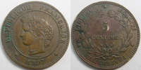 France 5 Centimes 5 Centimes Cérès 1897 A Paris, G.157a TTB+ -
