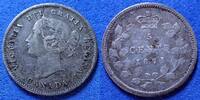 Canada 5 Cents 1871 Victoria - KM.2 Fast SS 28.93 US$  +  11.57 US$ shipping