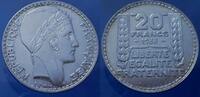 France 20 Francs 1933 3&egrave;me R&eacute;publique - Turin rameaux courts - G.852 VZ+ 69.44 US$  +  11.57 US$ shipping