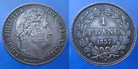 France 1 Franc 1837 B Louis Philippe - Rouen - G.453 - belle monnaie! VZ+ 324.03 US$  +  28.93 US$ shipping