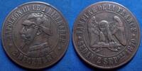 France - second Empire - Satyrique Module de 32mm 1870 Napol&eacute;on III 2 d&eacute;... 40.50 US$  +  11.57 US$ shipping