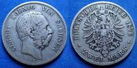 Sachsen - Kaiserreich 2 Mark 1876 E Albert - J.121 Fast SS 75.22 US$  +  11.57 US$ shipping