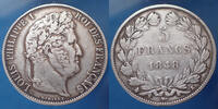 France 5 Francs Louis Philippe, 5 Francs 1848 K Bordeaux, Gad.678a P.TTB -