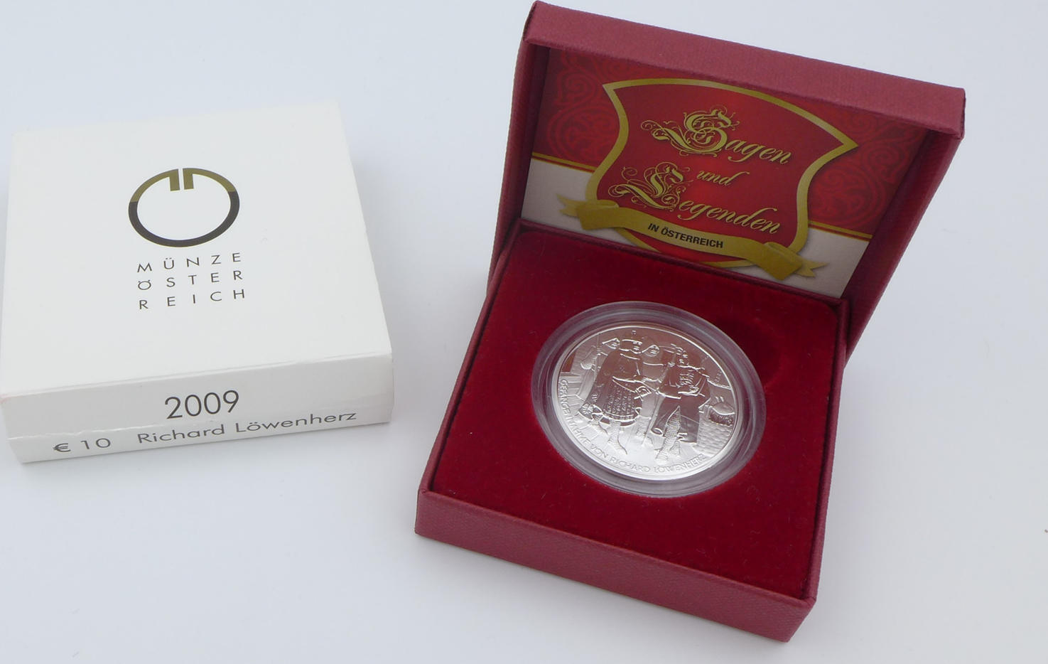 10 Euro 2009 Sagen und Legenden in Österreich - 10€ - Richard Löwenherz ...