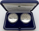 San Marino 15 Euro (5 Euro + 10 Euro) 2003 Olympiade in Athen 2004 (Pärchen) 5€ + 10€ - Olimpiadi di Atene Proof (PP)