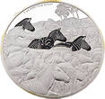 Niue 2 Dollar / 1 Oz 2016 Große Migrationen - Zebra Proof (PP)