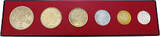 Spanien 1980 Serie: 1982 FIFA World Cup, Umlaufgedenkmünze 50 Centimos - 100 Pesetas Spiegelglanz, Prooflike