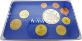 Slowenien Euro KMS, EUR 3,88 2002 & 2007 Kursmünzensatz - KMS, Euro mit Medaille BU