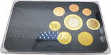 Slowenien 4.88 Euro 2007 & 2008 Gedenkmünzsatz - Euro Premiumsatz mit 3 Euro Präsidentschaft der EU BU