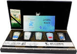 China  Shanghai EXPO 2010-Medaillen Set, 5x 20g 0.999 Silber Proof (PP)