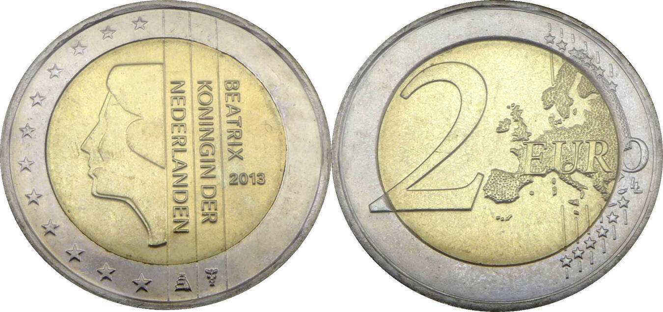 2 Euro Münze Beatrix Königin Der Niederlande www.ma-shops.com