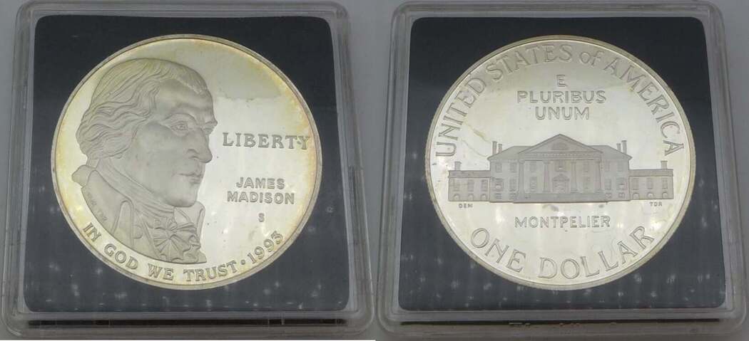 James Madison Dollar Coin for sale