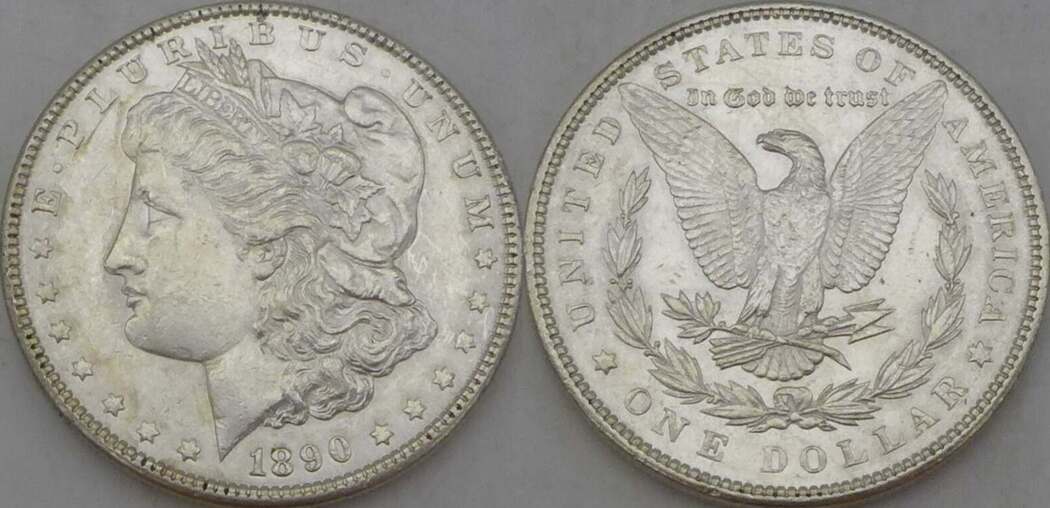 United States of America USA 1 Dollar 1890 One Dollar Morgan