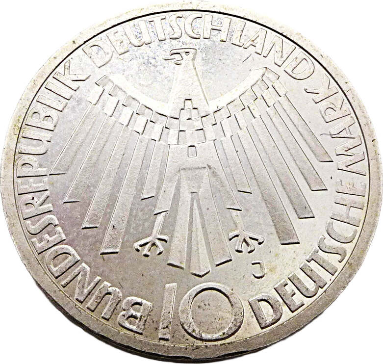10 D Mark Münze Olympiade 1972 Wert Bundesrepublik Deutschland / BRD 24x 10 Deutsche Mark Olympiade 1972