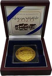 Somalia 1000 Schilling 2020 African Wildlife,RAR! Auflage 100 Stück Proof (PP) Proof
