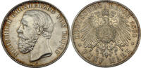 Baden 5 Mark Friedrich I. (1856-1907) - Großherzog von Baden - Fünf Mark - J.29 -