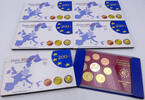 Bundesrepublik Deutschland / BRD 19,40 Euro (5 x 3,88 Euro KMS) Euro-Münzen Set BRD - Kursmünzensatz - Komplettsatz - A, D, F, G, J -