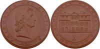 Weimar Porzellanmedaille, braun Friedrich v. Schiller 1759-1805 / Schillers Wohnhaus Weimar - Meissen -