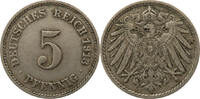 Deutschland 5 Pfennig J12 5 Pfennig F -