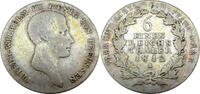 Altdeutschland / Preußen 1/6 Taler / 4 Groschen Friedrich Wilhelm III. (1797-1840) - 1/6 Reichsthaler / 4 Groschen - AKS 24 -