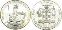 Jamaica 25 Dollars 25. Jahrestag der Krönung - Elisabeth II. -