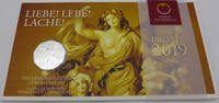 Österreich 5 Euro Neujahrsmünze 2019 - Lebensfreude - Prosit 2019 - 5-Euro-Silbermünze -