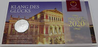 Österreich 5 Euro Neujahrsmünze 2020 - 150 Jahre Musikverein - Prosit 2020 - 5-Euro-Silbermünze -