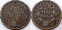 USA 1 Cent 1840 MA Coin shops